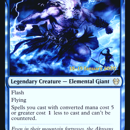 Thryx, the Sudden Storm [Theros Beyond Death Promos] Prerelease Foil