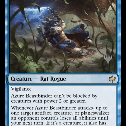 Azure Beastbinder [Bloomburrow Promos]