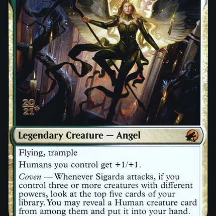 Sigarda, Champion of Light [Innistrad: Midnight Hunt Promos] Prerelease Foil