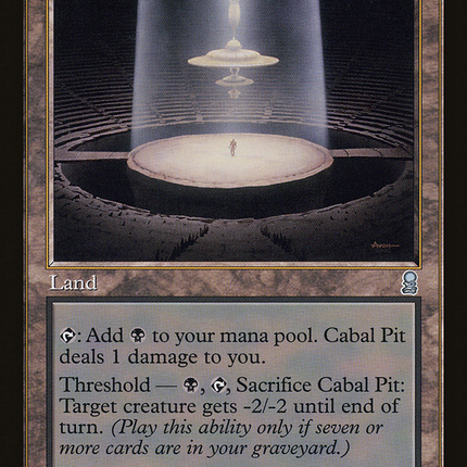 Cabal Pit (Retro) [The List]