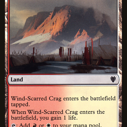 Wind-Scarred Crag [Commander 2017]