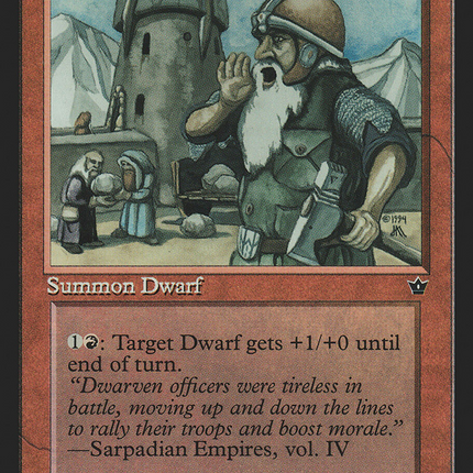 Dwarven Lieutenant [Fallen Empires]