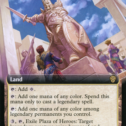 Plaza of Heroes (Extended Art) [Dominaria United]