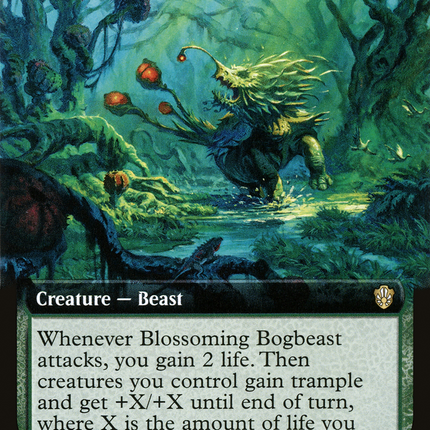 Blossoming Bogbeast (Extended Art) [Commander 2021]