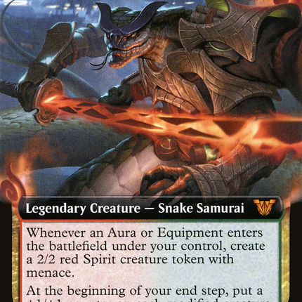 Chishiro, the Shattered Blade (Extended Art) [Neon Dynasty Commander]