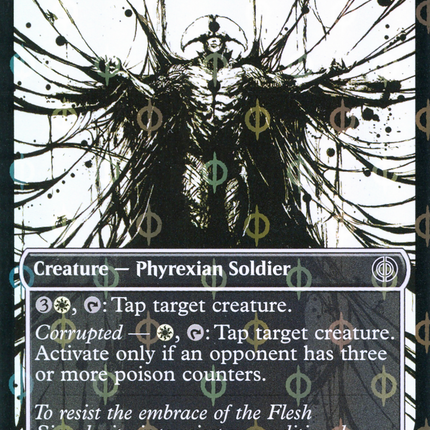 Sinew Dancer (Showcase) [Phyrexia: All Will Be One] Step-and-Compleat Foil