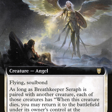 Breathkeeper Seraph (Extended Art) [Crimson Vow Commander]