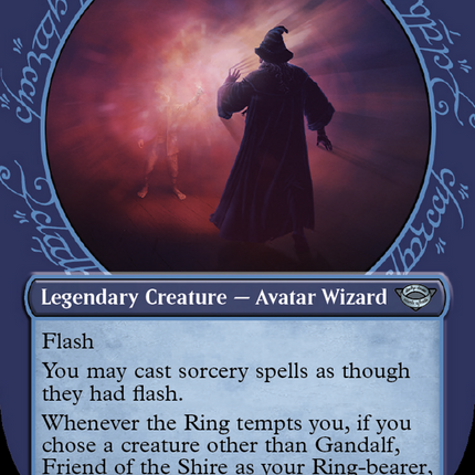 Gandalf, Friend of the Shire (Showcase) (Borderless) [The Lord of the Rings: Tales of Middle-earth]