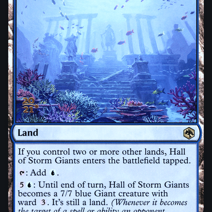 Hall of Storm Giants [Adventures in the Forgotten Realms Promos] Prerelease Foil