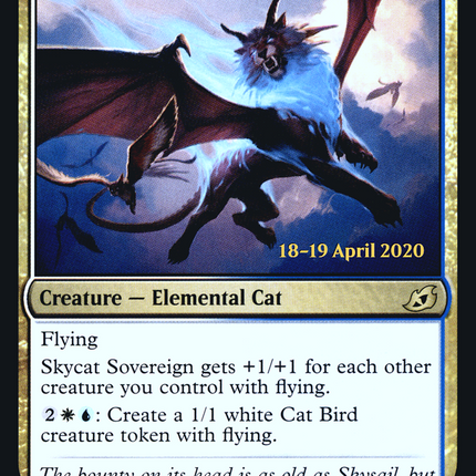Skycat Sovereign [Ikoria: Lair of Behemoths Promos] Prerelease Foil