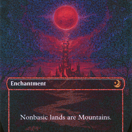 Blood Moon (Borderless) [Wilds of Eldraine: Enchanting Tales] Confetti Foil
