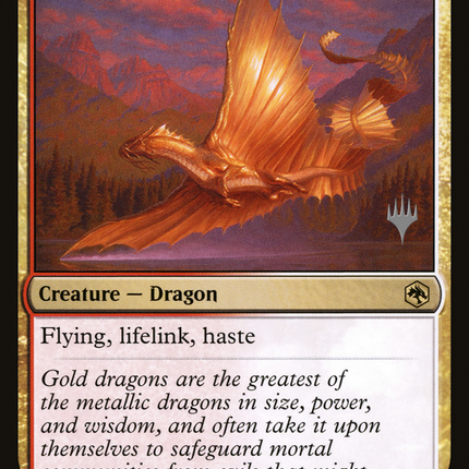 Adult Gold Dragon [Adventures in the Forgotten Realms Promos]