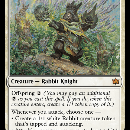 Warren Warleader [Bloomburrow] Foil