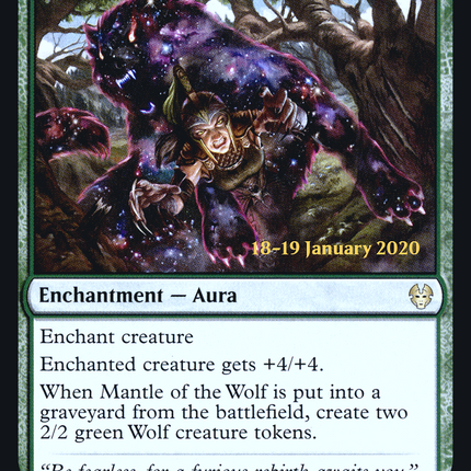 Mantle of the Wolf [Theros Beyond Death Promos] Prerelease Foil