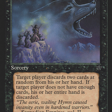 Hymn to Tourach (Van Camp) [Fallen Empires]