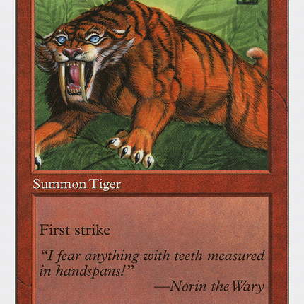 Sabretooth Tiger [Fifth Edition]