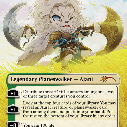 Ajani, Mentor of Heroes (Borderless) [Secret Lair Drop]