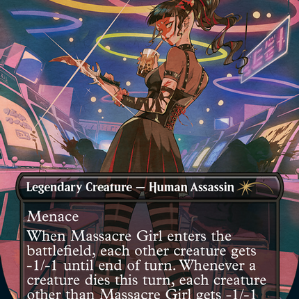 Massacre Girl (Borderless) [Secret Lair Drop]