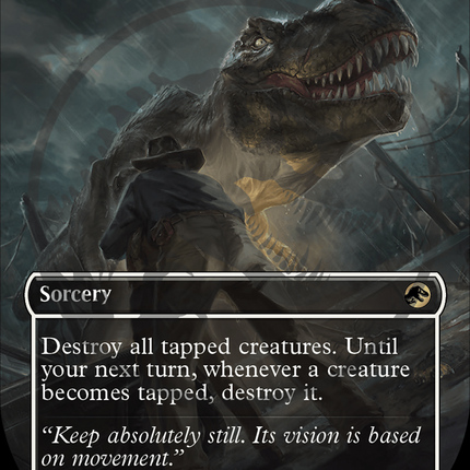 Don't Move (Borderless) [Jurassic World Collection] (Emblem) Foil