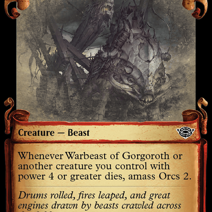 Warbeast of Gorgoroth (Showcase) [The Lord of the Rings: Tales of Middle-earth]