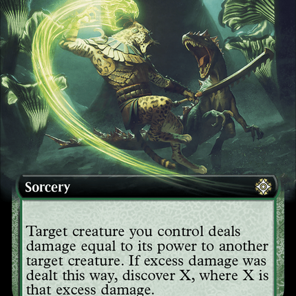 Contest of Claws (Extended Art) [The Lost Caverns of Ixalan Commander]