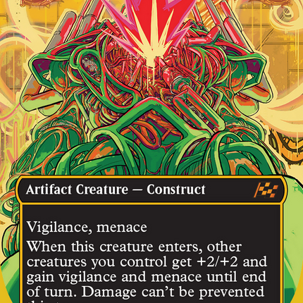 Pyrewood Gearhulk (Borderless) (First-Place Foil) [Aetherdrift] Foil