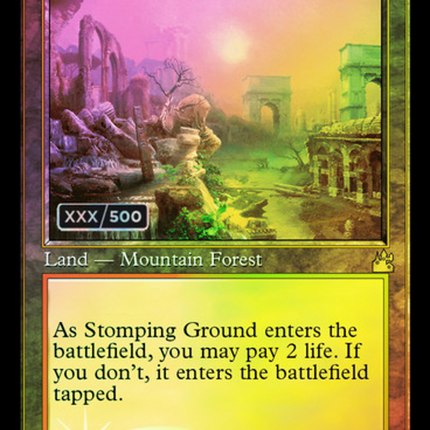 Stomping Ground (Retro) [Ravnica Remastered] Serialized Foil