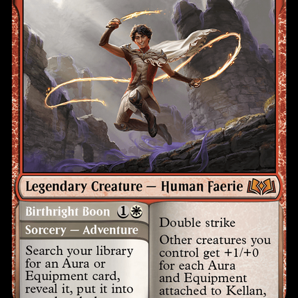 Kellan, the Fae-Blooded // Birthright Boon [Wilds of Eldraine]