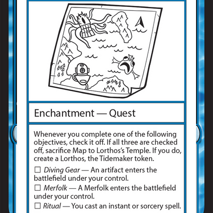 Map to Lorthos's Temple [Mystery Booster 2]