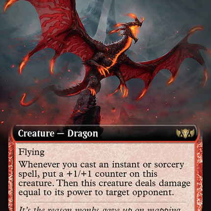 Caldera Pyremaw (Extended Art) [Commander: Tarkir: Dragonstorm]
