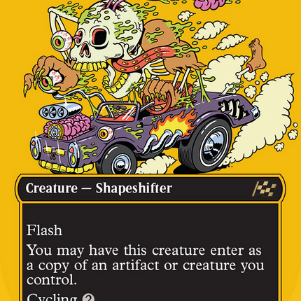 Waxen Shapethief (Borderless) (First-Place Foil) [Aetherdrift] Foil