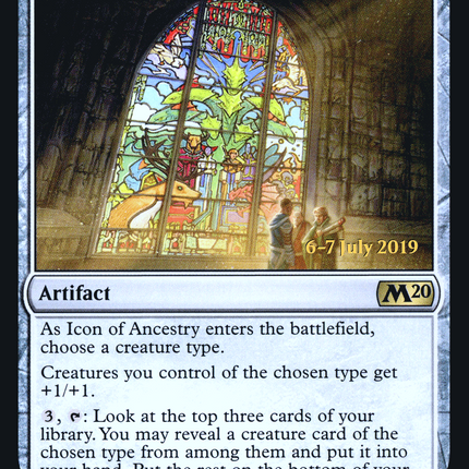 Icon of Ancestry [Core Set 2020 Promos] Prerelease Foil