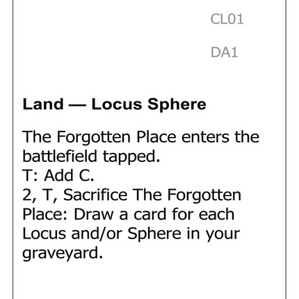 The Forgotten Place [Unknown Event]