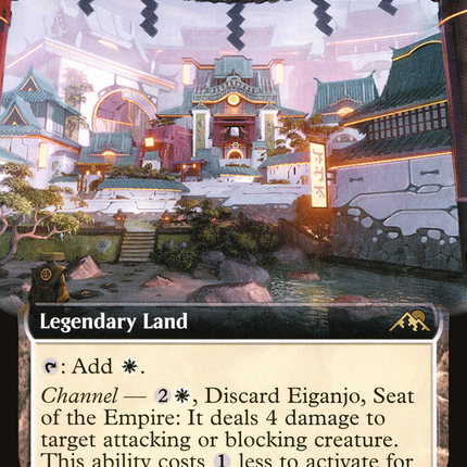 Eiganjo, Seat of the Empire (Extended Art) [Kamigawa: Neon Dynasty]