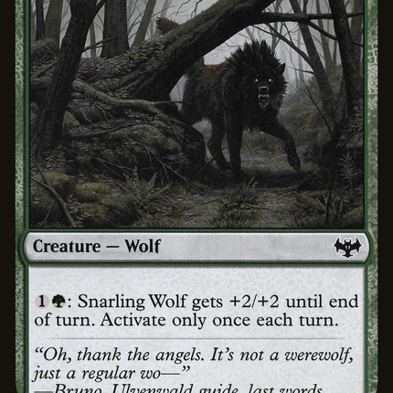 Snarling Wolf [Innistrad: Crimson Vow]