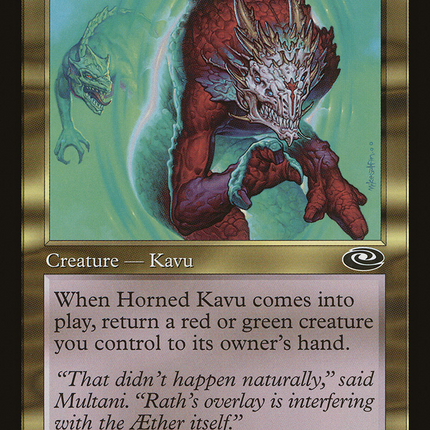 Horned Kavu [Planeshift]