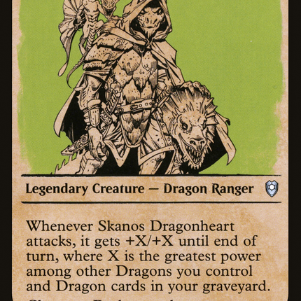 Skanos Dragonheart (Showcase) [Commander Legends: Battle for Baldur's Gate]