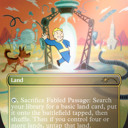 Fabled Passage (Borderless) [Secret Lair Drop] Foil