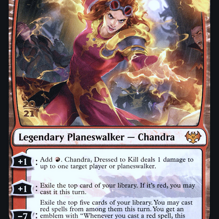 Chandra, Dressed to Kill [Innistrad: Crimson Vow Promos] Prerelease Foil
