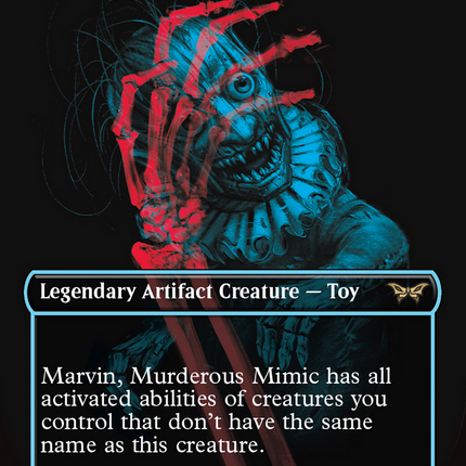 Marvin, Murderous Mimic (Borderless) [Duskmourn: House of Horror]