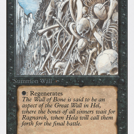 Wall of Bone [Unlimited Edition]
