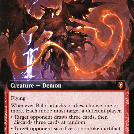 Balor (Extended Art) [Commander Legends: Battle for Baldur's Gate]