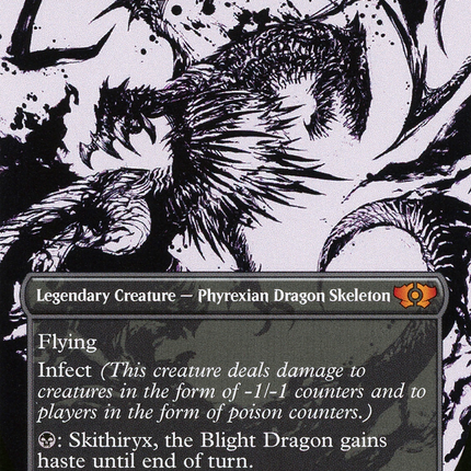 Skithiryx, the Blight Dragon (Showcase) (Borderless) [Multiverse Legends]