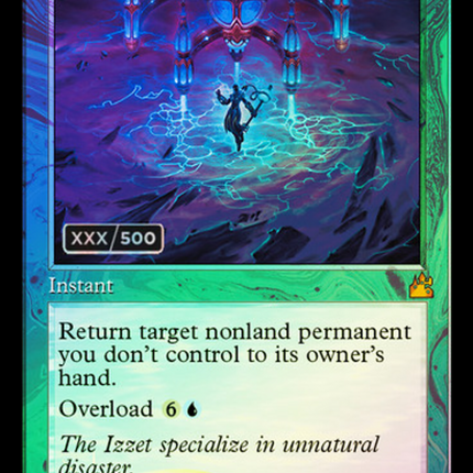 Cyclonic Rift (Retro) [Ravnica Remastered] Serialized Foil