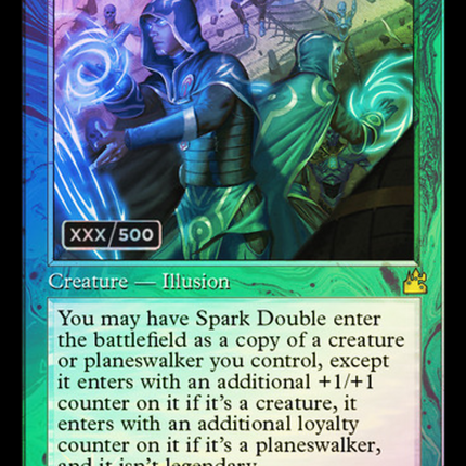Spark Double (Retro) [Ravnica Remastered] Serialized Foil