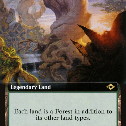 Yavimaya, Cradle of Growth (Extended Art) [Modern Horizons 2]