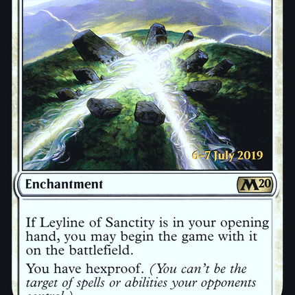 Leyline of Sanctity [Core Set 2020 Promos] Prerelease Foil