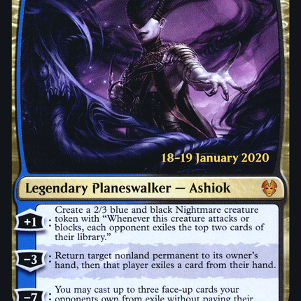 Ashiok, Nightmare Muse [Theros Beyond Death Promos] Prerelease Foil