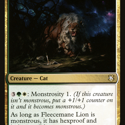 Fleecemane Lion [Forgotten Realms Commander]