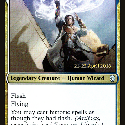 Raff Capashen, Ship's Mage [Dominaria Promos] Prerelease Foil